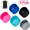 Cross-border best-selling stainless steel cup sleeves with silicone bases, space kettles, glass cups, heat-insulating silicone sleeves, sports water cup sleeves Item Picture